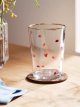 Ladybird Glass Tumbler, 510ml, Clear/Red