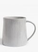 Stoneware Mug, 400ml, Grey